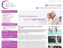 Tablet Screenshot of lovinglymanaged.com